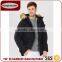 Men Winter Polyester Made Padded Quilting Jacket With Fur Hood