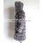 Myfur Wholesale Retail Ladies Fashion Whole Hide Real Natural Color Fox Fur Long Coat with Fur Hooded