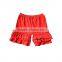 wholesale giggle moon remake girls matching icing short girls chevron Three ruffles short pants