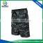 OEM Custom Sublimation Camo Shorts Polyester Men's Sport Shorts With Stretchy Crotch