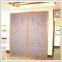 Tempered Double layer glass wardrobe door with pattern