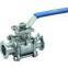 3PC ball valve with lock,3pcs ball valves