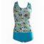 classical digital printing maillot heat transfer women's swimwear