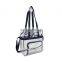 fashion transparent PVC hobo bag with handles