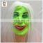Green Face Clown Adult Scary Rubber Halloween Party Masks HPC-0406