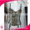 Hot Selling Leopard Print Lingerie Sexy Shoulder Straps Corset for Woman