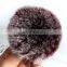 High Quality Large Faux Fur Pom Pom Fluffy Fox Fur Ball For Keychain Bag Charm