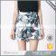 High Waisted Flowy Floral Shorts For Women Leaf Print Pants