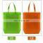 Full color factory supply cheap non woven fabric bag /fabric shopping bag with handing