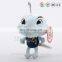 Wholesale cheap and promotion animal rabbit fur keychain plush bunny keychain