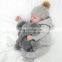 Stuffed elephant shaped plush baby animal sleep pillows