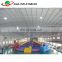 Big Inflatable Water Pool With Slide / Inflatable Water Amusement Park Equipment