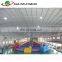 Big Inflatable Water Pool With Slide / Inflatable Water Amusement Park Equipment