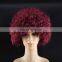 Yellow Cheap Fan Synthetic Wig Football Fans Wig