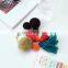 Mickey Ball Keychain Tassel Cute Creative New Bag Ornaments