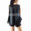 NAPAT Woman Casual Top Spiral Painted Style O-Neck Summer Casual Woman Shirt