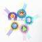 2017 new product-Cute Christmas snow yarn ribbon flower for kids party