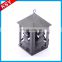 Fashionable Professional Manufacturer Glass Stand Metal Cage Candle Holder