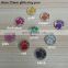 Free Colors Options Metal Glittering Paw Disc Collars Charms for Pets Dogs