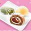 Featurable double fillings mochi making machine in 3 hoppers