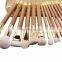 Professional Bamboo High Quality Makeup Brush Label