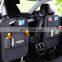 Heavy duty foldable felt car back seat organizer for backseat