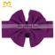 Baby Girls Yellow Cotton Bow Tie Hardware Toddler Elastic Band Hair Extensions Children Headbands Bows Wholesale