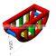 4 seats kids PVC portable playground inflatable water seesaw for water fun
