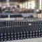 Power training professional cast iron fitness gym equipment rubber hex dumbbells rack set