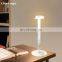 Luxury rechargable restaurant cordless ceramic table lamp