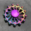 Three leaf colorful fingertip gyro decompression toys