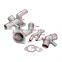 4pcs Set Aluminum Coolant Flange Upgrade Kit For VW MK4 Golf Jetta GLI GTI 337 1.8T 2000-2005 For Audi TT 2000 2001 2002