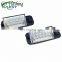 2PCS For BMW E36 Led License Plate Light 18SMD White 12v Number Plate Lamp Bulbs For BMW E36 318i 318is 318ti 325i M3,92-98