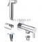 GAOBAO Square Brass Durable Shower Mixer with Brass Shattaf Set