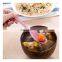 Wheat Straw Baby Feeding Spoon Set Children Anti-Scald Spoon Children Food Utensils Kindergarten Eat Kids Flatware