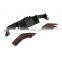 3pcs Style Carbon Fiber M2 Rear Lip Diffuser for BMW 2 Series M2 Competition Coupe 2-Door 2016-2019 With LED