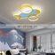 Cute Airplane Light LED Creative Colorful Boy And Girl Room Ceiling Light Cartoon Fashion Thin Lamp