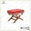 WorkWell good fabric or pu dining room stool with X-LEG Kw-D4173