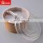 Takeout 26oz 32oz lunch food paper bowl with dish tray inside