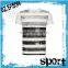 Men's fashionable slim fit black and white striped t-shirt wholesale