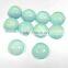 Aqua Chalcedony 12x12 mm round cabochon