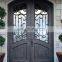 luxury villa main entrance decorative grills wrought iron door