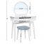 Hot sale Bedroom Furniture Wooden Dresser Vanity  Mirror Makeup Dressing Table