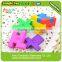 3D Magic Cube Shaped Fancy Erasers For Kids, Promotional Gifts