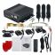 4CH Vehicle Car Mobile DVR Security Video Recorder with 4 CCD Camera Cable Remote