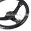 Flat Carbon Finish Steering wheel Universal Racing Parts