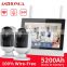 2/4CH Mini Smart Wireless Ip Network Security Home Surveillance CCTV Battery Camera System 3MP WiFi 7 Inch LCD Monitor Nvr Kit