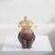 Modern Luxury Gradient Ramp Plating Plump Woman Body Ceramic Home Accessories Decoration