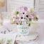 Wedding Decoration Faux Plant 1 Set Flower And Vase Artificial Flowers With Iron Bucket Farmhouse Style Table Accessories