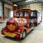 Outdoor commercial fiberglass mall park amusements rides electric trackless train